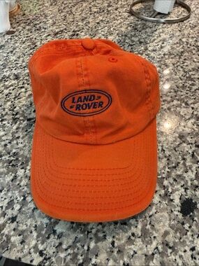 Land Rover Orange Logo Baseball Cap